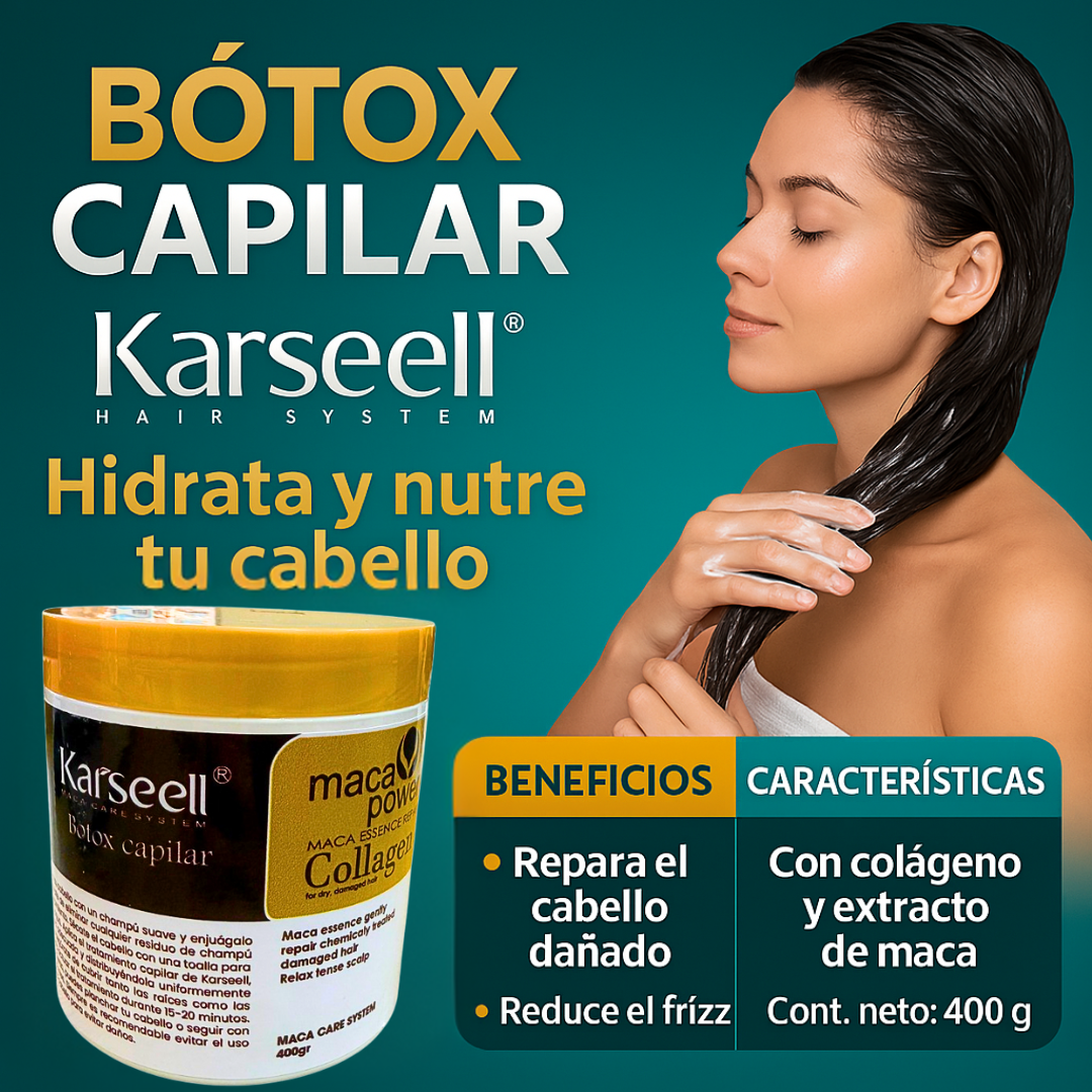 Karseell™ Botox Capilar - EL SECRETO PARA UN CABELLO DESEADO