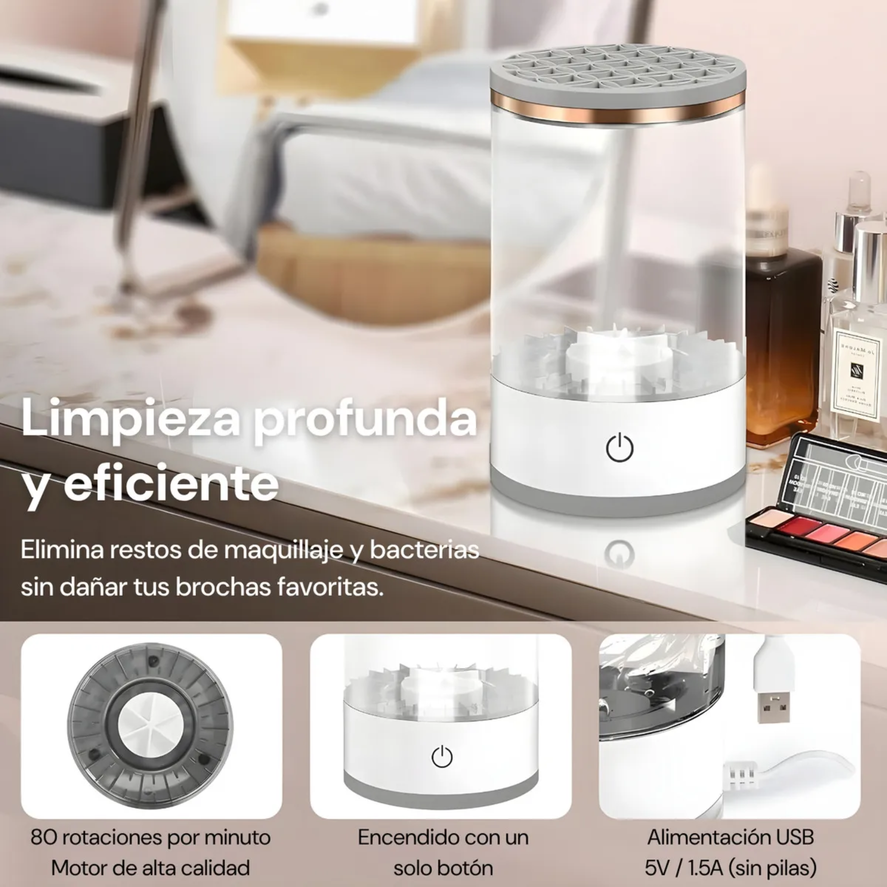 Limpiador Automático de Brochas 💦🖌️