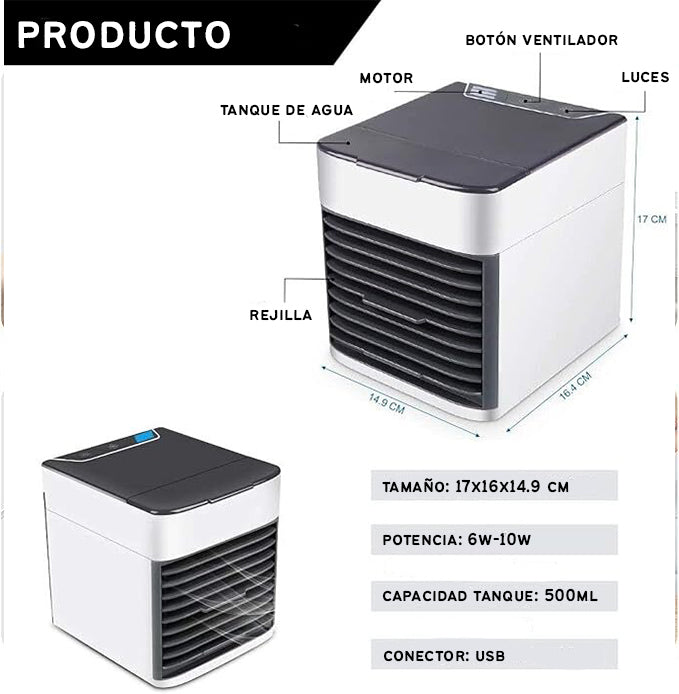Aire Acondicionado Portátil 3 en 1 – Aire fresco donde vayas, sin cables